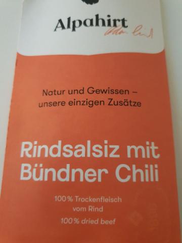 Rindsalsiz mit Bündner Chili von Timon777 | Hochgeladen von: Timon777