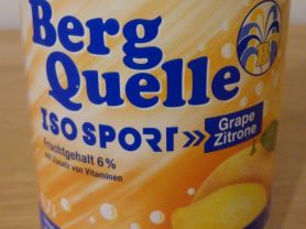 Berg Quelle Iso-Sport, Grape Zitrone, Grape Zitrone | Hochgeladen von: Adbrag