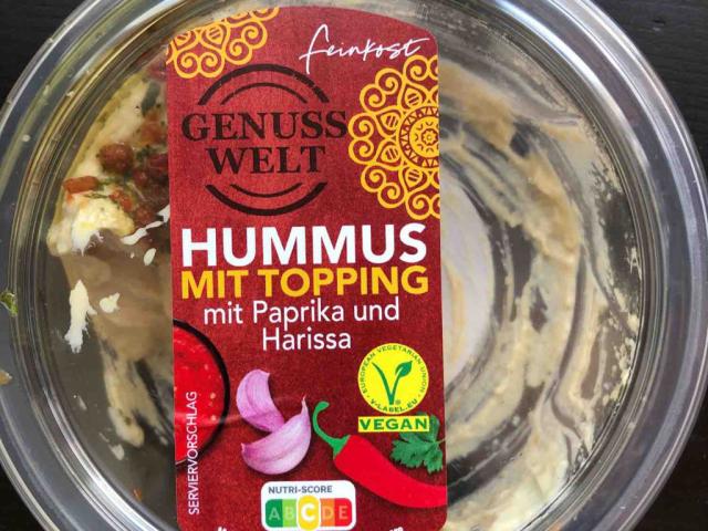 Hummus, mit Paprika und Harissa by Nardo | Hochgeladen von: Nardo