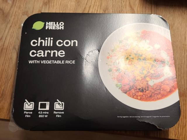 Chili Con Carne with Vegetable Rice, HelloFresh Microwave von te | Hochgeladen von: testbrot