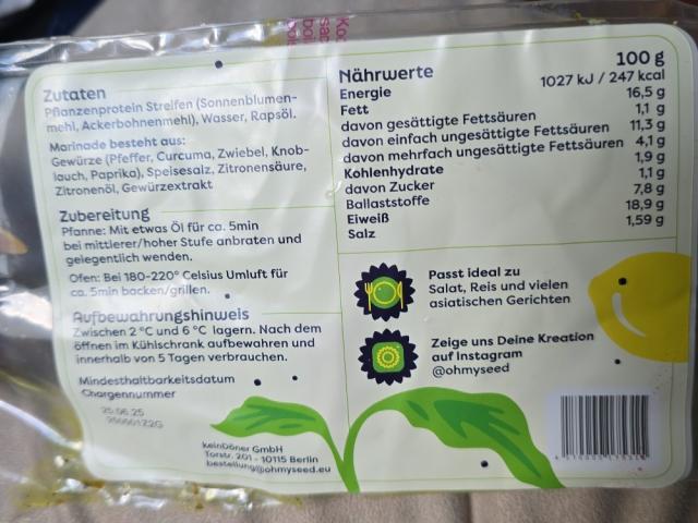 Pflanzenproteinstreifen, gekauft bei knuspr von maren.schillinge | Hochgeladen von: maren.schillinger@googlemail.com