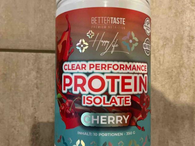 Clear Performance Protein Isolate Cherry von AnneMarlen | Hochgeladen von: AnneMarlen