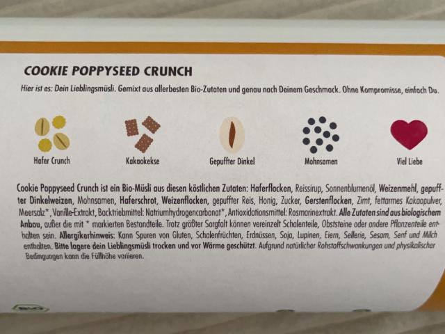 Cookie Poppyseed Crunch, Müsli von ceeelgo | Hochgeladen von: ceeelgo Cookie Poppyseed Crunch, Müsli von ceeelgo | Hochgeladen von: ceeelgo