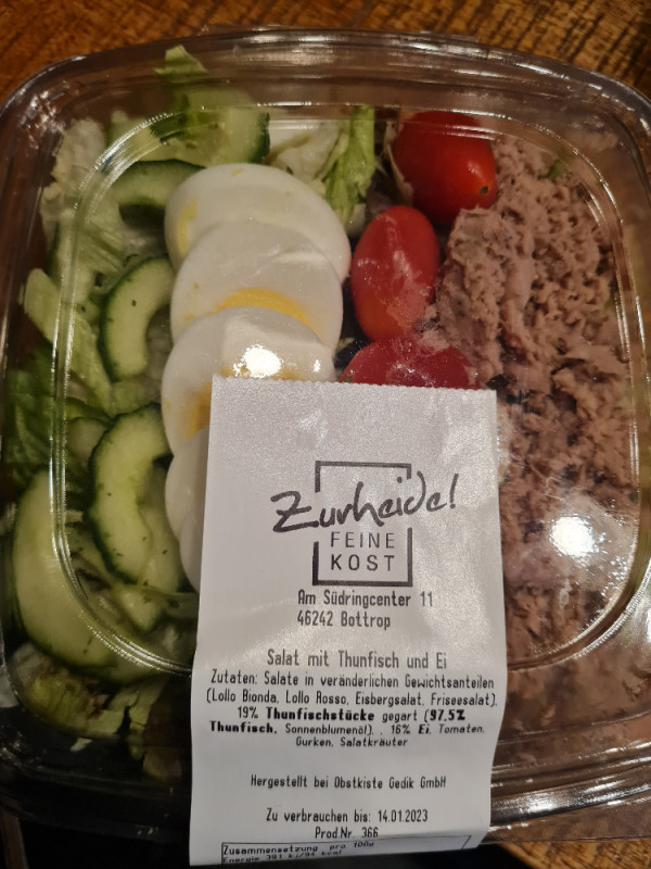 Salat mit Thunfisch & Ei von danielawitt | Hochgeladen von: danielawitt