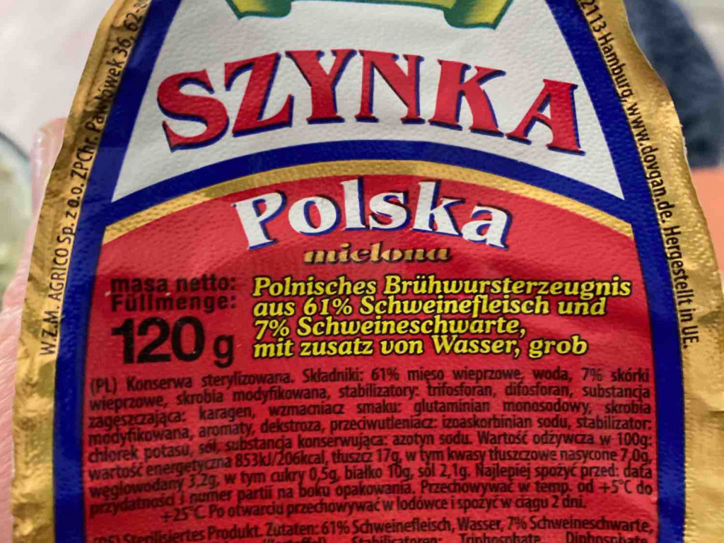 Szynka Polska, pPolnisches Brühwursterzeugnis, Grob von kasia15 | Hochgeladen von: kasia15