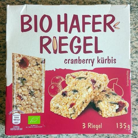 Bio Hafer Riegel, Cranberry-Kürbis | Hochgeladen von: Thorbjoern