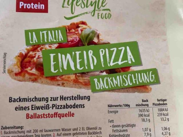 la italia Eiweiß Pizza, 1 fertiger Pizzaboden von leschioGillio | Hochgeladen von: leschioGillio