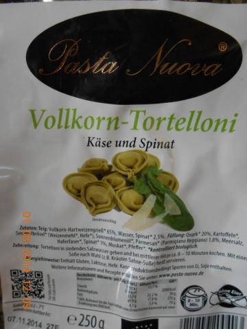 Tortellini Vollkorn käse Spinat Pasta Nuova | Hochgeladen von: Highspeedy03