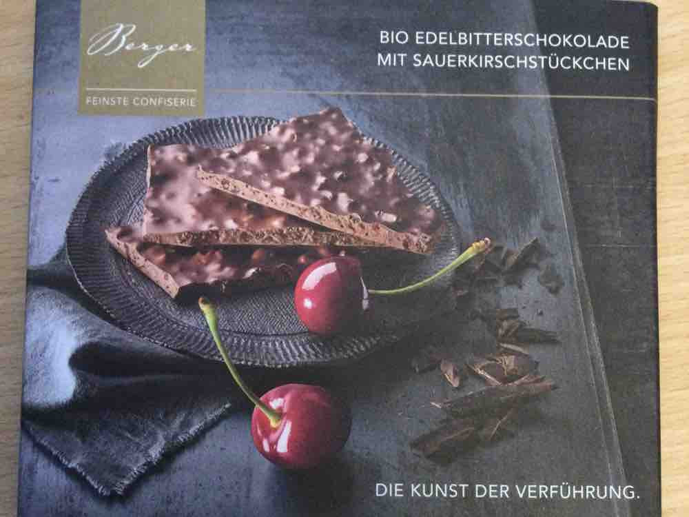 Bio Edelbitterschokolade mit Sauerkirschstückchen von alyssa14 | Hochgeladen von: alyssa14