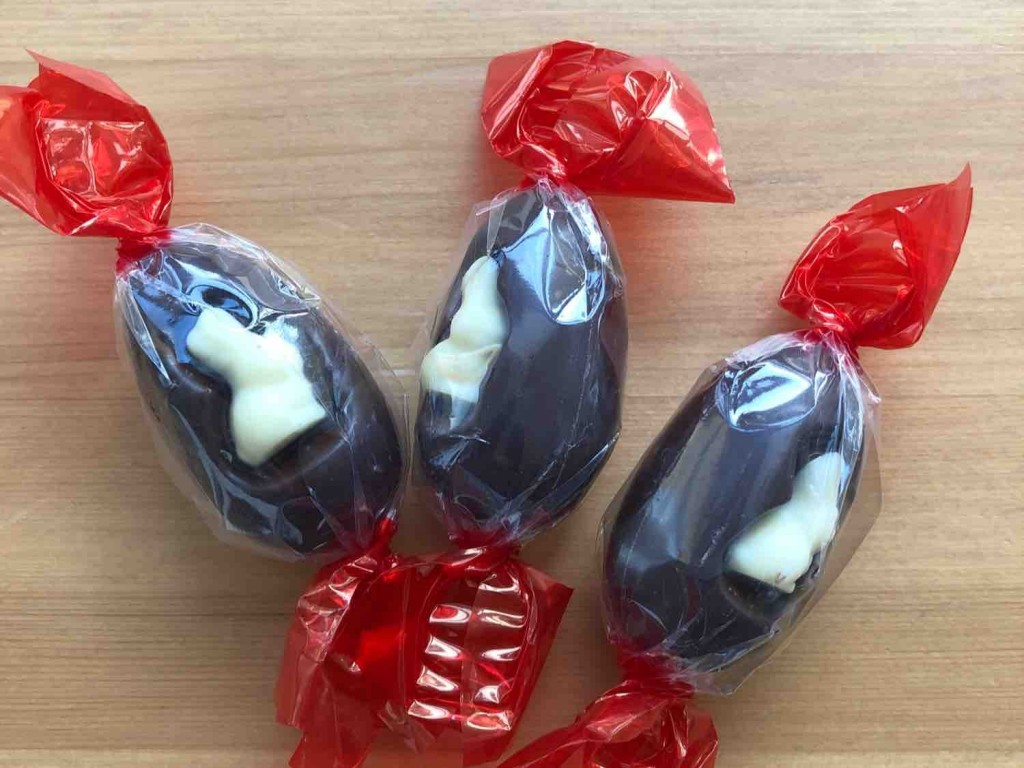 Häschen Eier, Zartbitter-Schokolade mit Marzipancreme von mfr | Hochgeladen von: mfr