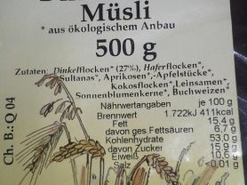 Dinkelfrüchte Müsli | Hochgeladen von: wetterdistel
