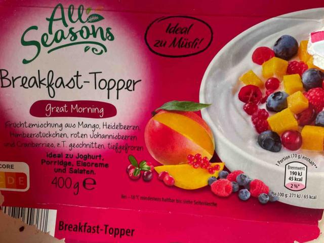 Breakfast-Topper (Früchte Mix) von abc167 | Hochgeladen von: abc167