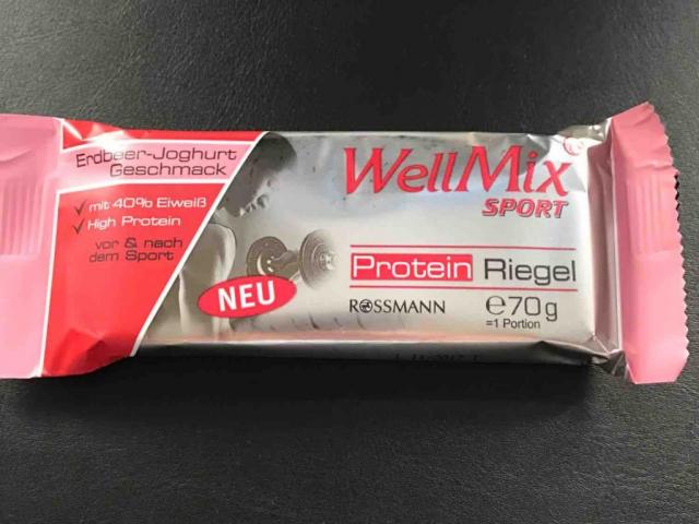 WellMix Protein Riegel, Erdbeer Joghurt , 40% Eiweiß  von ronald | Hochgeladen von: ronaldooooooo.jp