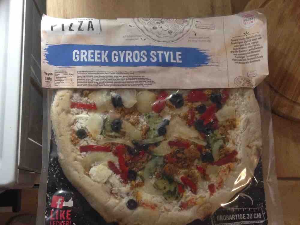 Pizza Greek Gyros Style, vegan von Eva Schokolade | Hochgeladen von: Eva Schokolade
