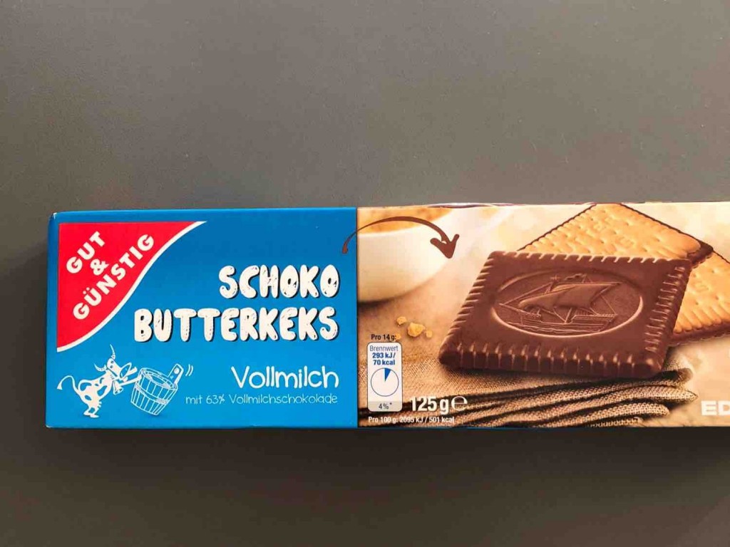 Schoko Butterkeks, mit 63% Vollmilchschokolade von Themetzsch | Hochgeladen von: Themetzsch