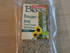 Bio Knusperbrot Sesam-Sonnenblumenkerne mit Dinkel, Sesam-So | Hochgeladen von: KU60