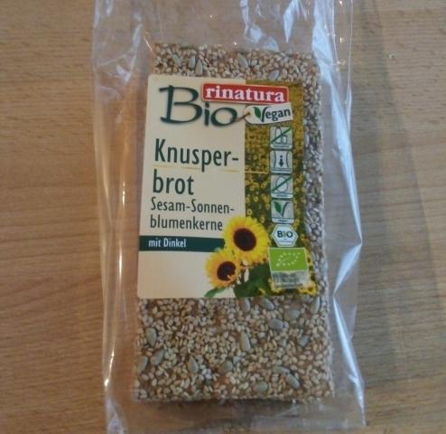 Bio Knusperbrot Sesam-Sonnenblumenkerne mit Dinkel, Sesam-So | Hochgeladen von: KU60