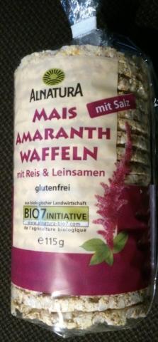 Mais-Amaranth Waffeln, mit Reis und Leinsamen | Uploaded by: Marlo95