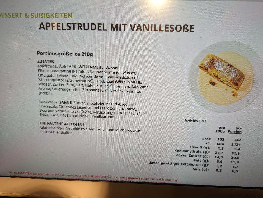 Apfelstrudel mit Vanillesoße von annna-31415 | Hochgeladen von: annna-31415