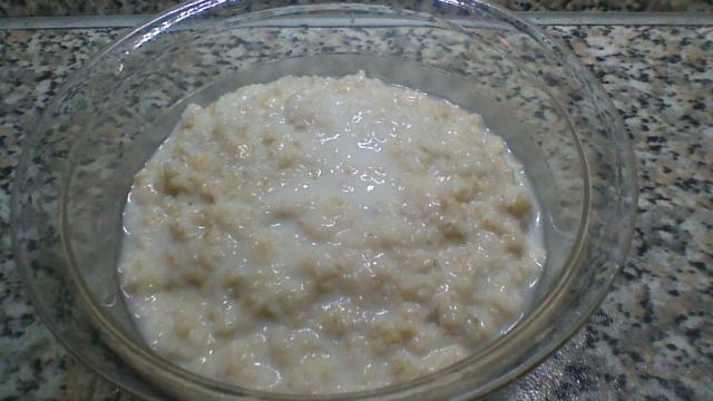 Porridge, Haferbrei, selbstgekocht , natur | Hochgeladen von: Vici3007
