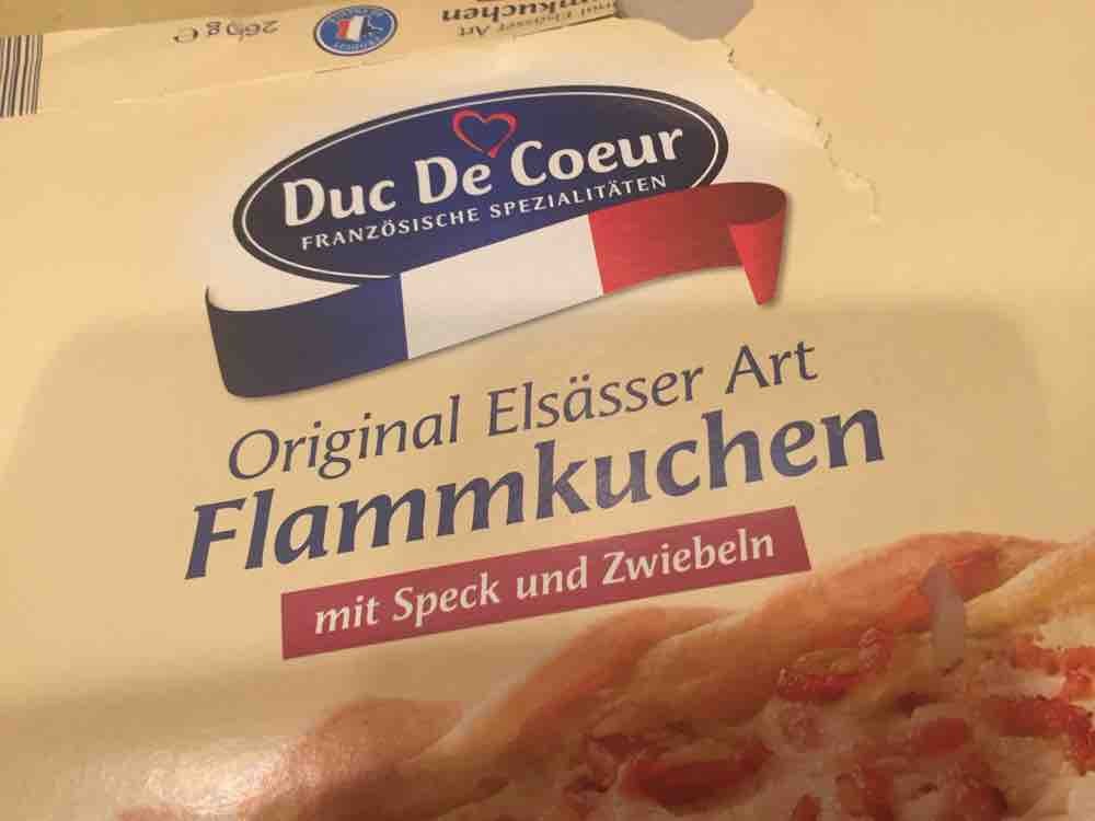 Duc De Coeur, Flammkuchen, Elsässer Art Kalorien - Flammkuchen - Fddb