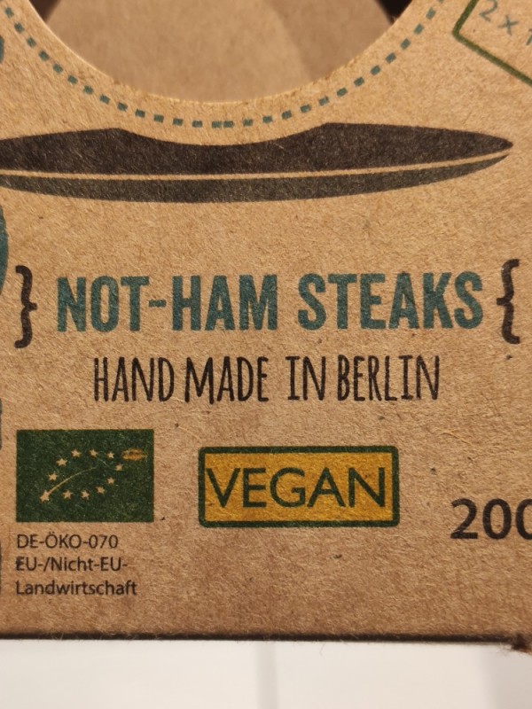 Veganes Steak, Schinkengeschmack von Valeo | Hochgeladen von: Valeo