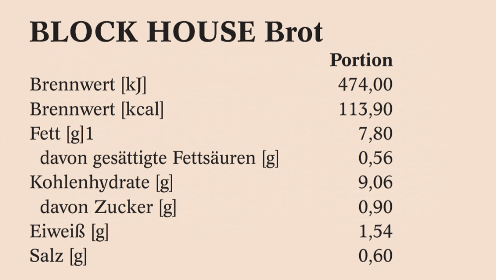 Blockhouse Brot, aim Restaurant pro Portion von JPH | Hochgeladen von: JPH