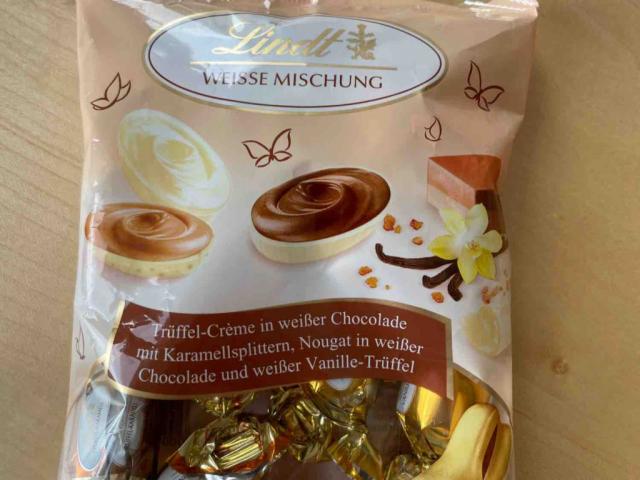 Lindt Weisse Mischung, Trüffel, Karamell, Nougat von SteffiSchei | Hochgeladen von: SteffiScheibel