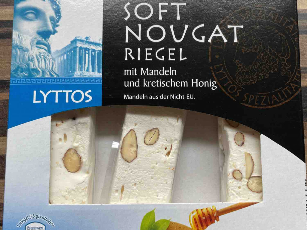 LYTOS SOFT NOUGAT RIEGEL, Mit Mandeln und kritischem Honig von H | Hochgeladen von: HoKa248