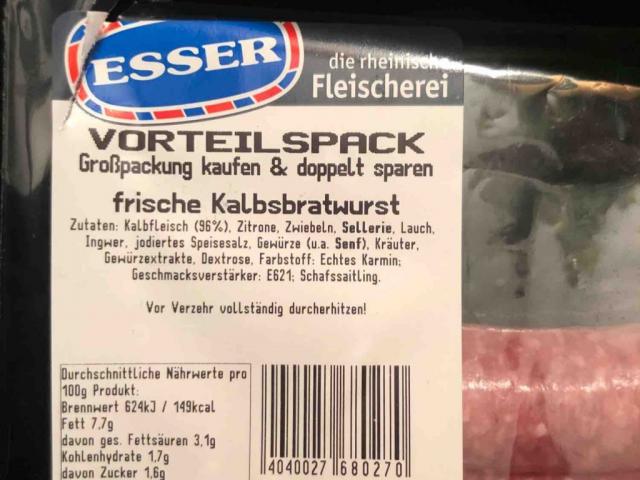 frische Kalbsbratwurst von muff | Hochgeladen von: muff