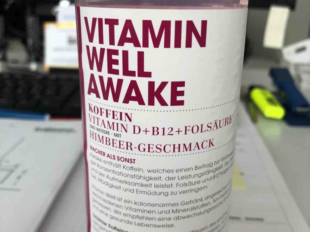 Vitamin Well Awake, Himbeer-Geschmack von RBE1 | Hochgeladen von: RBE1