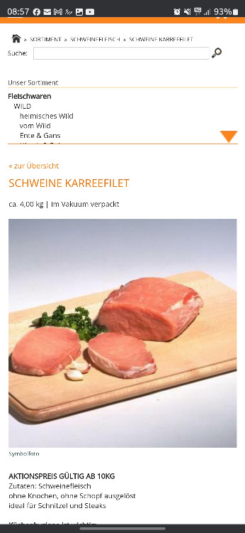 Schweine Karreefilet von MotzlAUT | Hochgeladen von: MotzlAUT