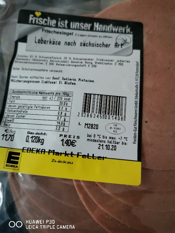 leberkäse sächsische art, edeka von koeschi | Hochgeladen von: koeschi