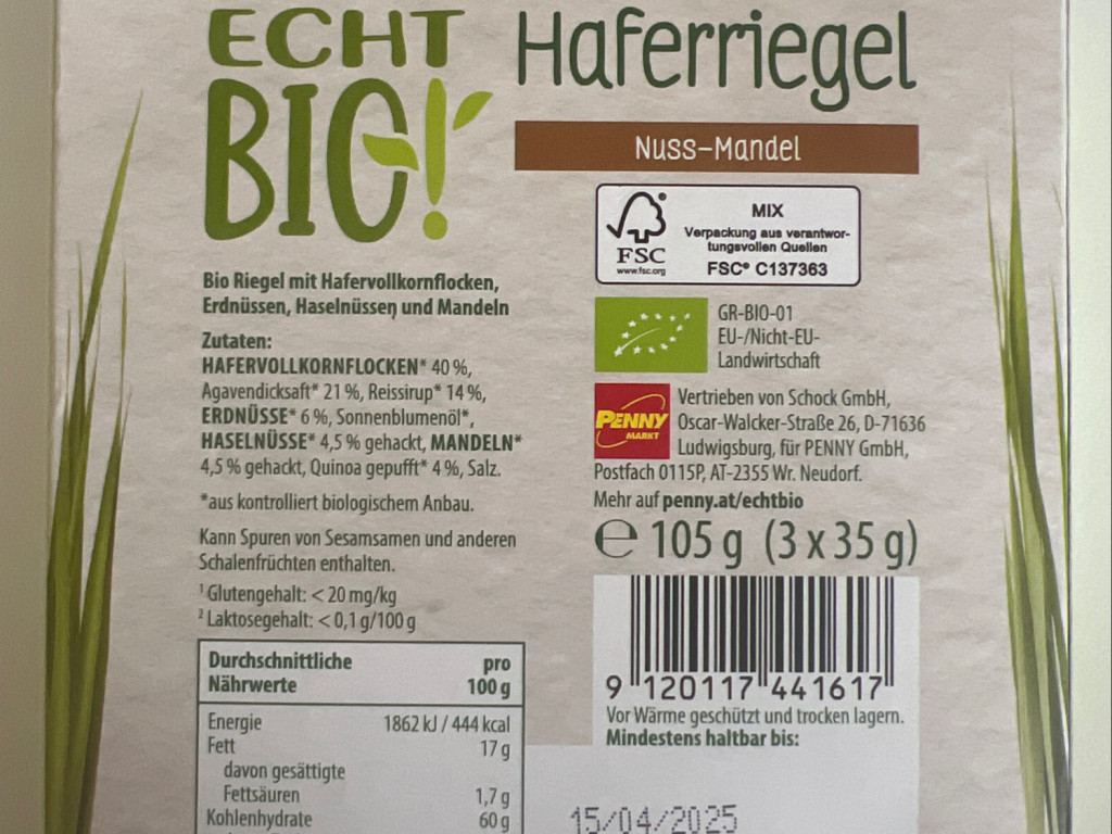 Haferriegel, Nuss-Mandel von marikamaja | Hochgeladen von: marikamaja Haferriegel, Nuss-Mandel von marikamaja | Hochgeladen von: marikamaja