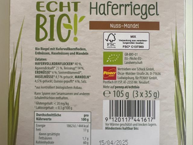 Haferriegel, Nuss-Mandel von marikamaja | Hochgeladen von: marikamaja Haferriegel, Nuss-Mandel von marikamaja | Hochgeladen von: marikamaja