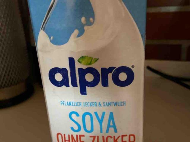 alpro  PFLANZLICH, LECKER & SAMTWEICH SOYA OHNE ZUCKER, milc | Hochgeladen von: skadusch