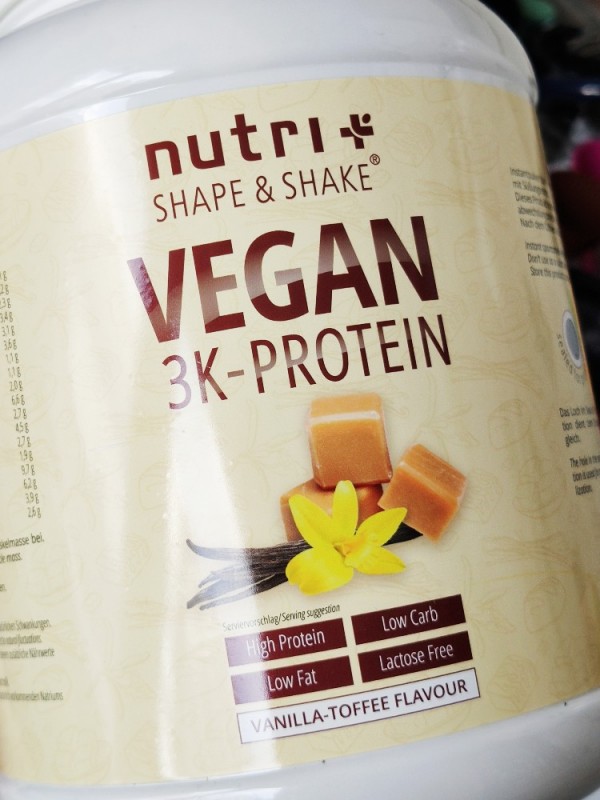 3K-Protein (Vanilla-Tofee Flavour), vegan, von nufan89 | Hochgeladen von: nufan89