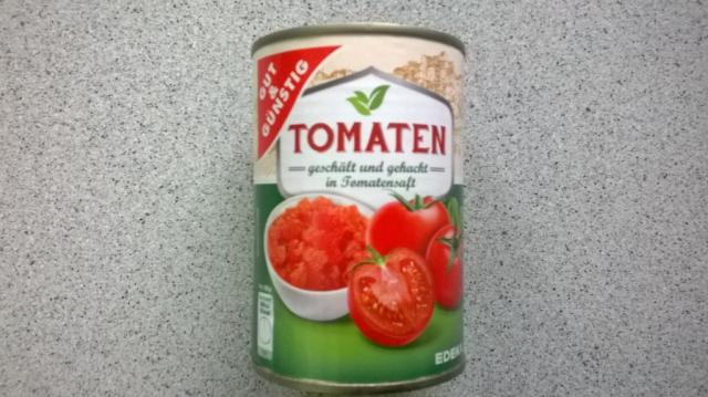 Tomaten geschält und gehackt in Tomatensaft | Hochgeladen von: ZILLY