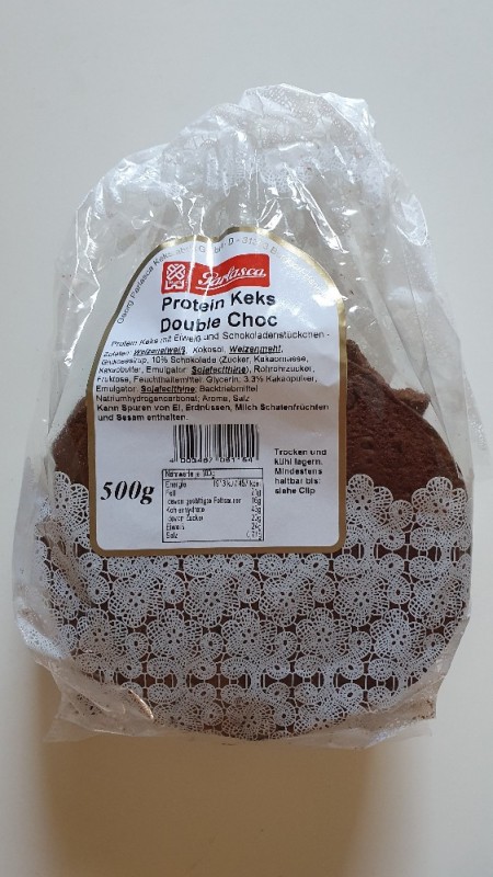 Protein Keks Double Choc, mit Eiweiß und Schokoladenstückchen vo | Hochgeladen von: Beat1984