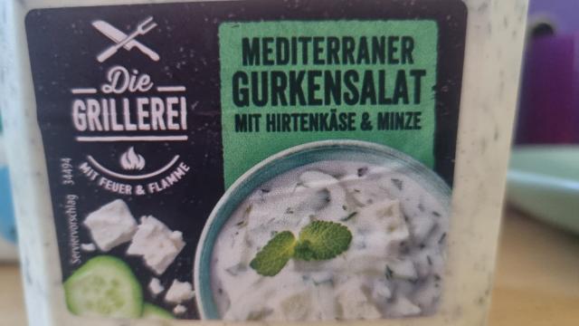 Mediterraner Gurkensalat, mit Hirtenkäse und Minze von Heckenros | Hochgeladen von: Heckenrose81