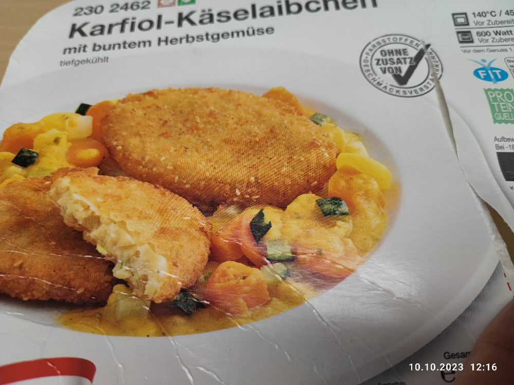 Karfiol-Käselaibchen, mit buntem Herbstgemüse von zenz | Hochgeladen von: zenz