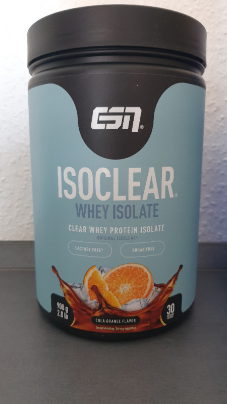 Isoclear Whey Isolate, Cola Orange Flavor von Paddy | Hochgeladen von: Paddy