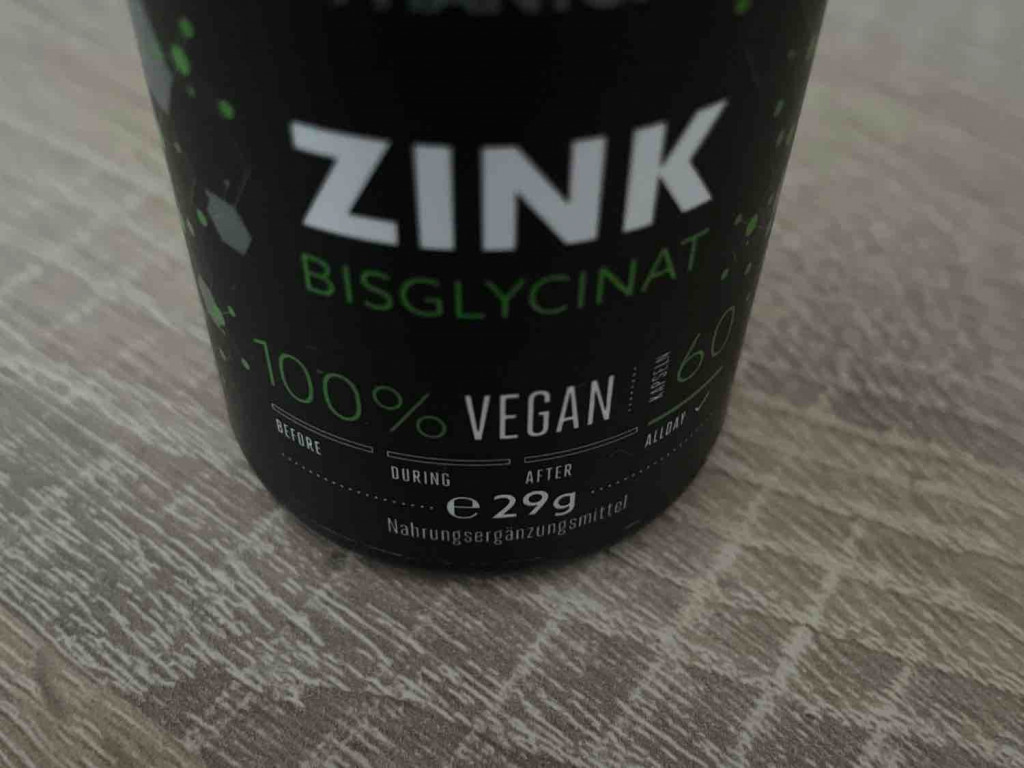 Zink Bisglycinar, 100% Vegan von Moray2157 | Hochgeladen von: Moray2157