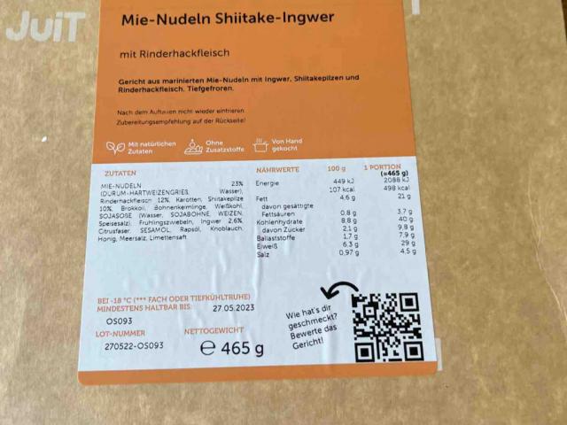 Mie-Nudeln Shiitake-Ingwer von Linchen177 | Hochgeladen von: Linchen177