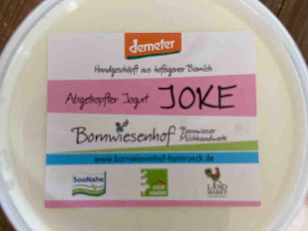 JOKE, abgetropfter  Yoghurt von poeniheik | Hochgeladen von: poeniheik