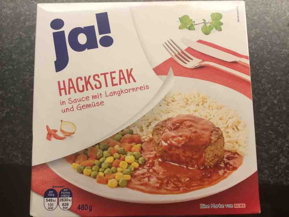 Hacksteak, in Sauce mit Langkornreis und Gemüse von Rolf116 | Hochgeladen von: Rolf116