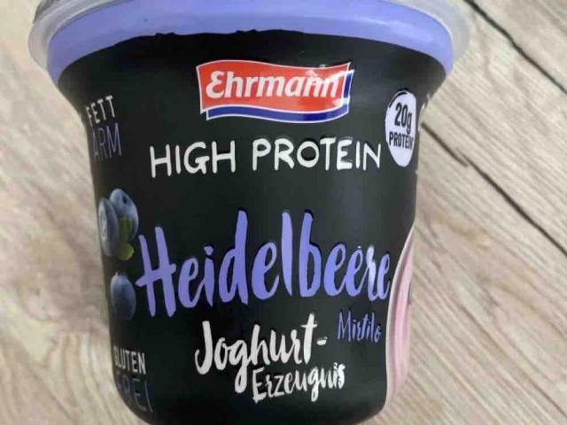 Ehrmann High Protein Heidelbeer Jogurt ohne Zucker, 20g Protein, | Hochgeladen von: AnnaMathilda