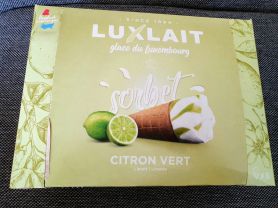 - SINCE 1894 - LUXLAIT glace du Luxembourg , sorbet CITRON V | Hochgeladen von: crazypowerwoman1978
