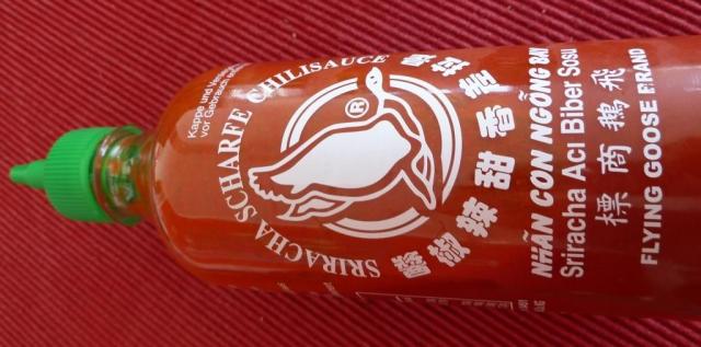 Sriracha Hot Chilli Sauce, Grüner Deckel | Hochgeladen von: nikxname