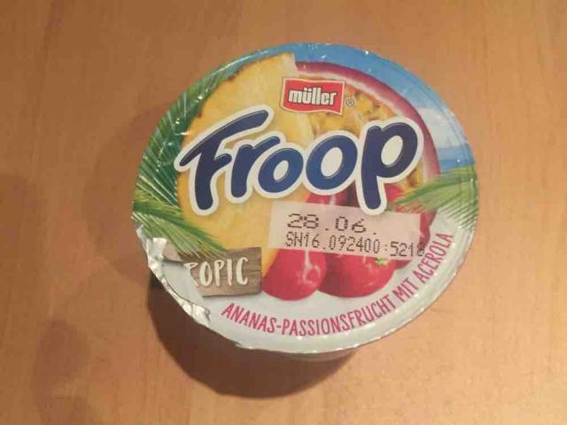 Froop Tropic, Ananas-Passionsfrucht mit Acerola auf Joghurt von  | Hochgeladen von: georg55